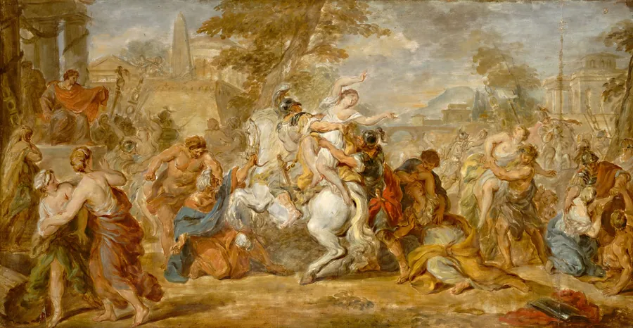 The Rape of the Sabine Women by French 18th Century