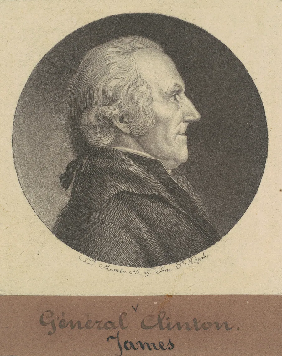 James Clinton by Charles B. J. Févret de Saint-Mémin