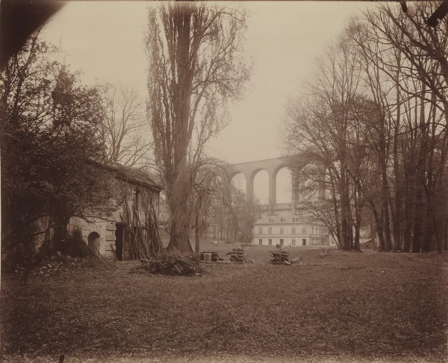 Arcueil-Cachan, Parc de Madame de Provigny by Eugène Atget