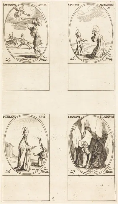 St. Mercury; St. Peter of Alexandria; St. Conrad; Sts. Barlaam and Josaphat