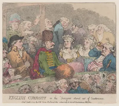 English Curiosity or The Foreigner Stared Out of Countenance
