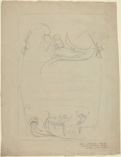 An Armed Man Spurning a Woman [recto]
