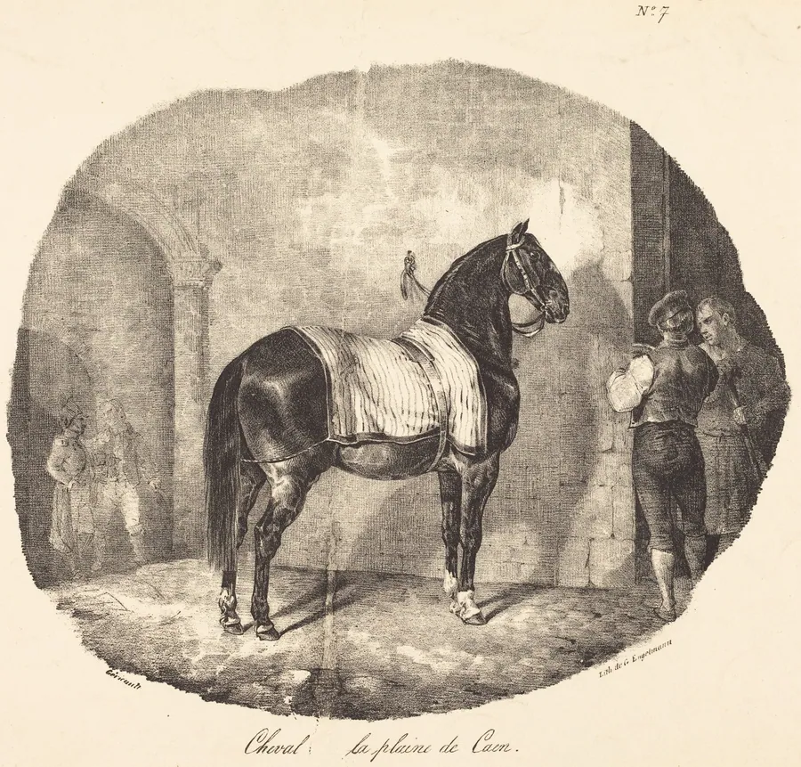 Cheval de la plaine de Caen by Théodore Gericault