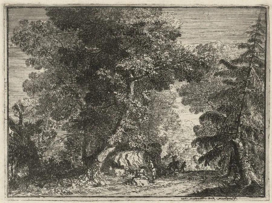 A Road through the Woods by Philipp Hieronymus Brinckmann