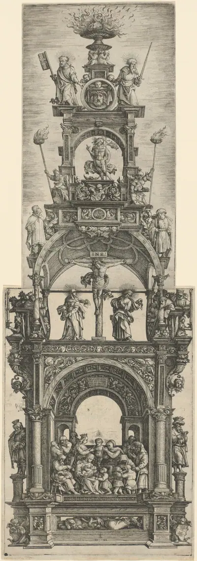 Triumphal Altar with Stages in the Life of Christ