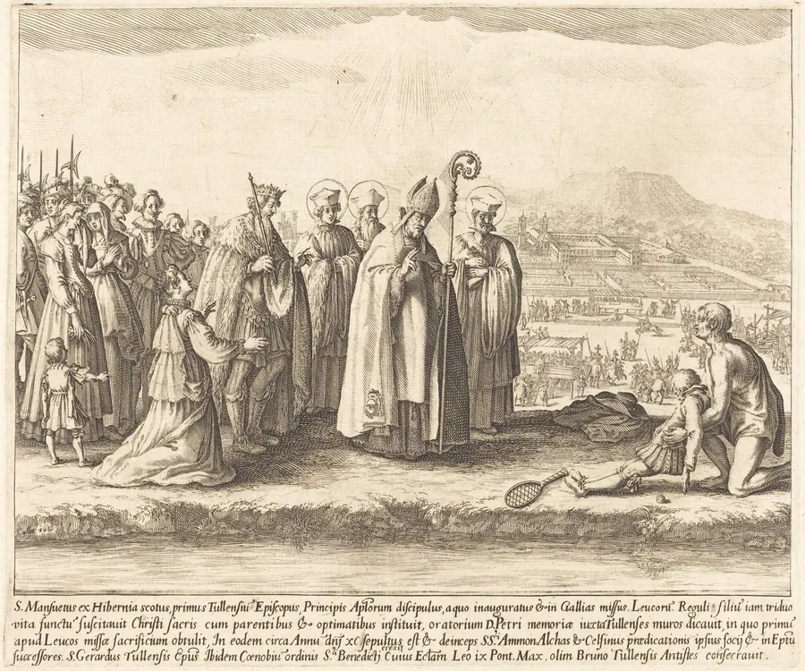 The Miracle of Saint Mansuy by Jacques Callot