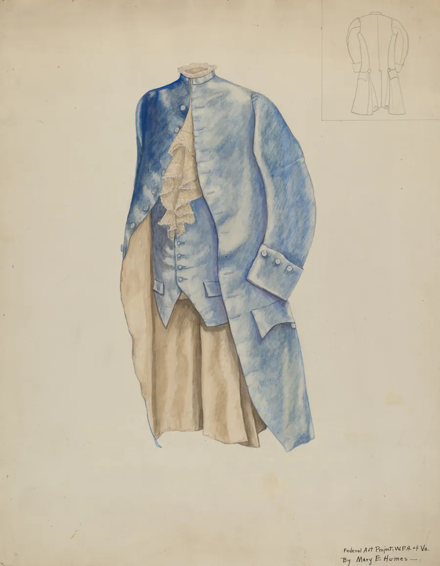 Man's Coat & Waistcoat by Mary E. Humes