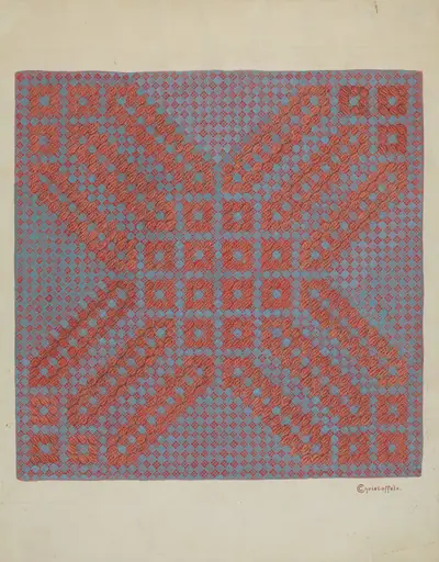 Coverlet - Section of Reverse Side