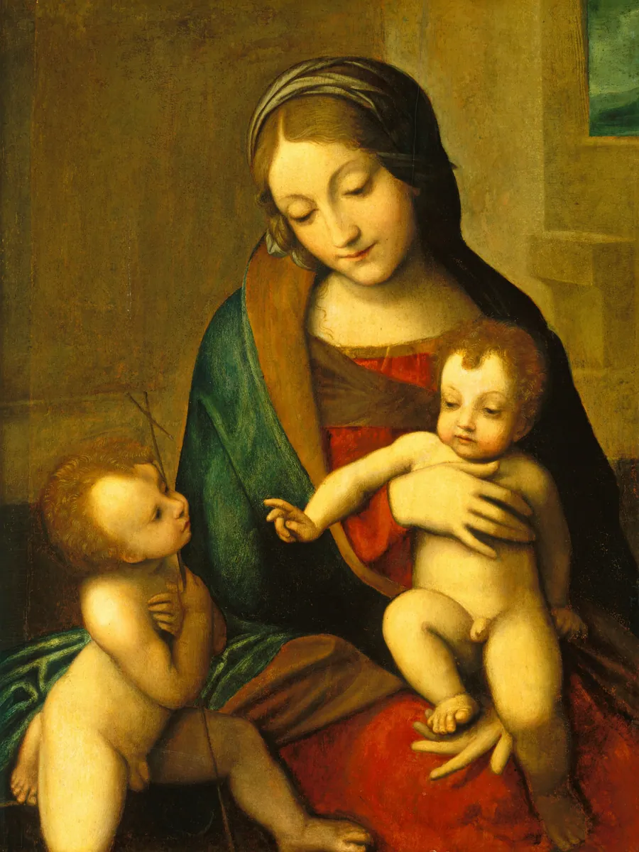 Madonna and Child with the Infant Saint John by Anonymous Artist