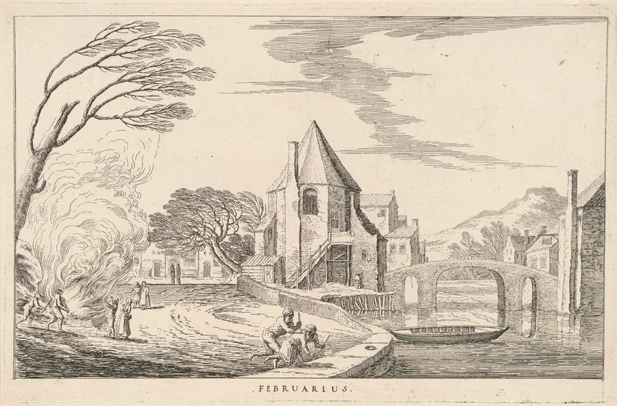 Februarius (February) by Ludovico Mattioli