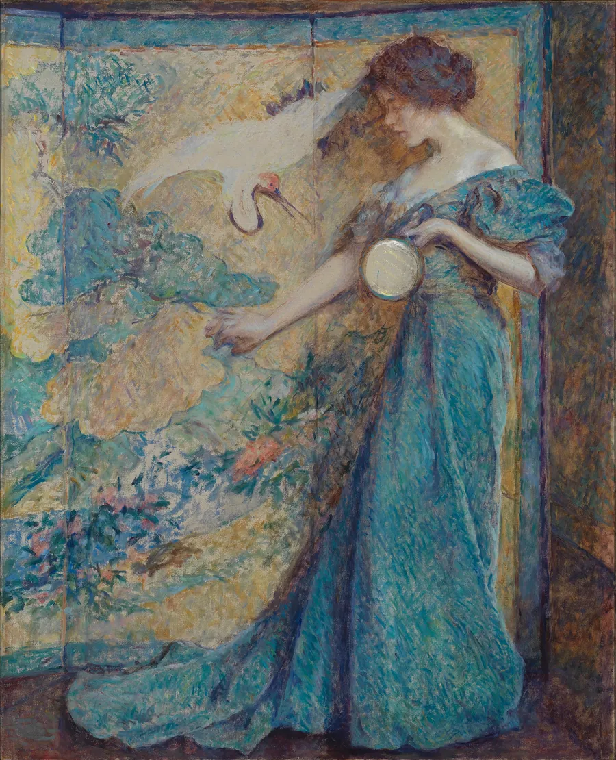 The Mirror by Robert Reid, born Stockbridge, MA 1862-died Clifton Springs, NY 1929