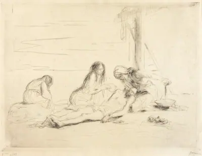 Pietà (1ère planche) (Pietà) (first plate)
