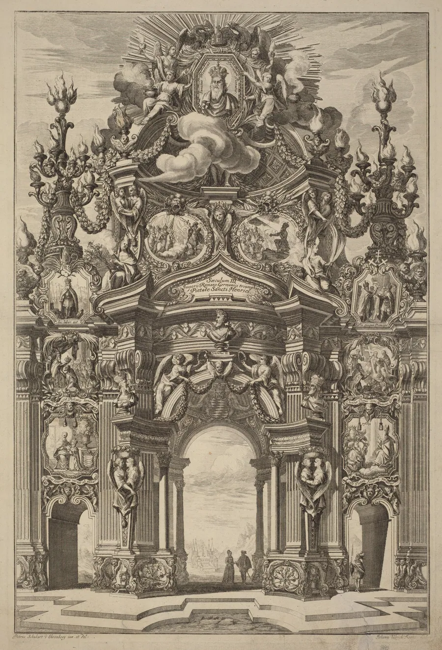 Triumphal Arch for Henry II by Johann Ulrich Kraus