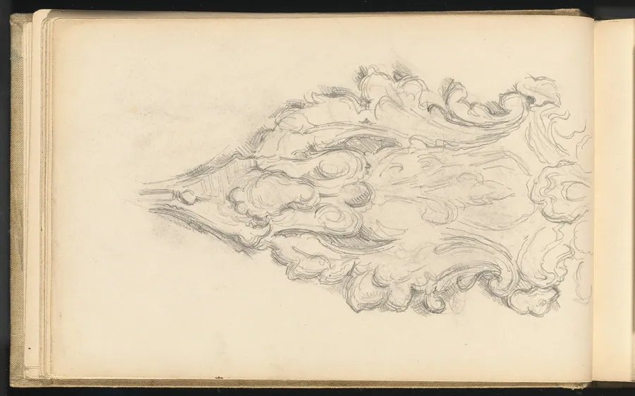 Study of a Decorative Ornament by Paul Cezanne