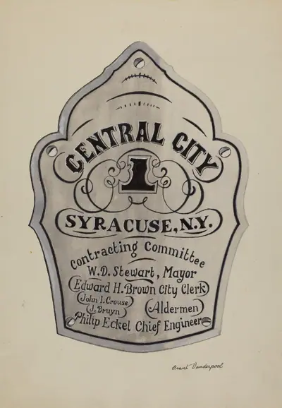 Engraved Name Plate