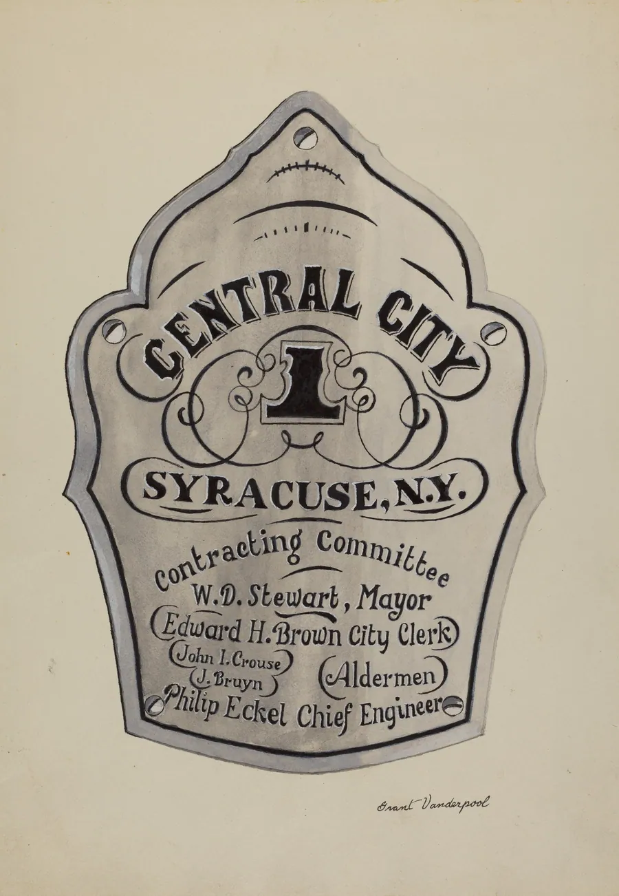 Engraved Name Plate by Grant Vanderpool