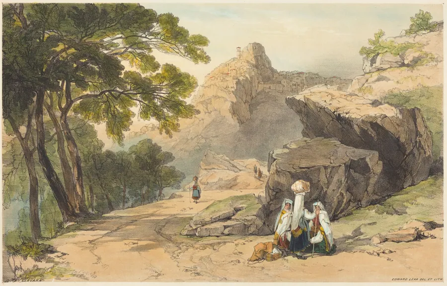 Cervara by Edward Lear