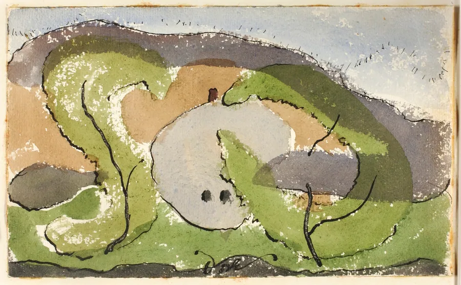 Untitled (Landscape) by Arthur Dove, born Canandaigua, NY 1880-died Huntington, NY 1946