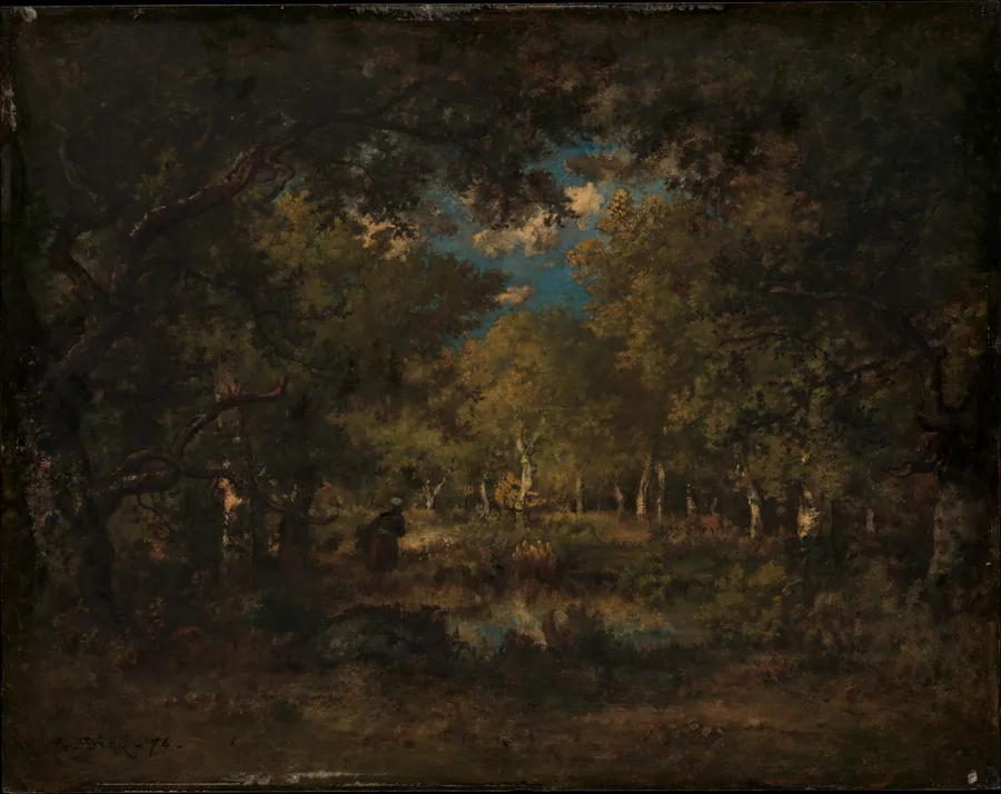 The Forest of Fontainebleau by Narcisse-Virgile Diaz de la Peña