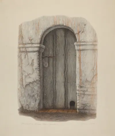 Mission Door San Juan