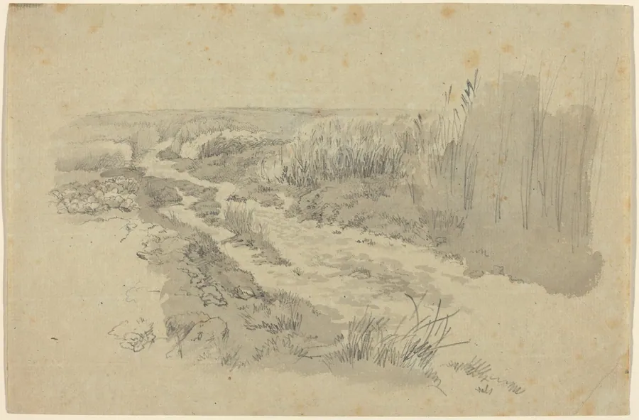 A Path through Fields near Leipzig by Carl Gustav Carus