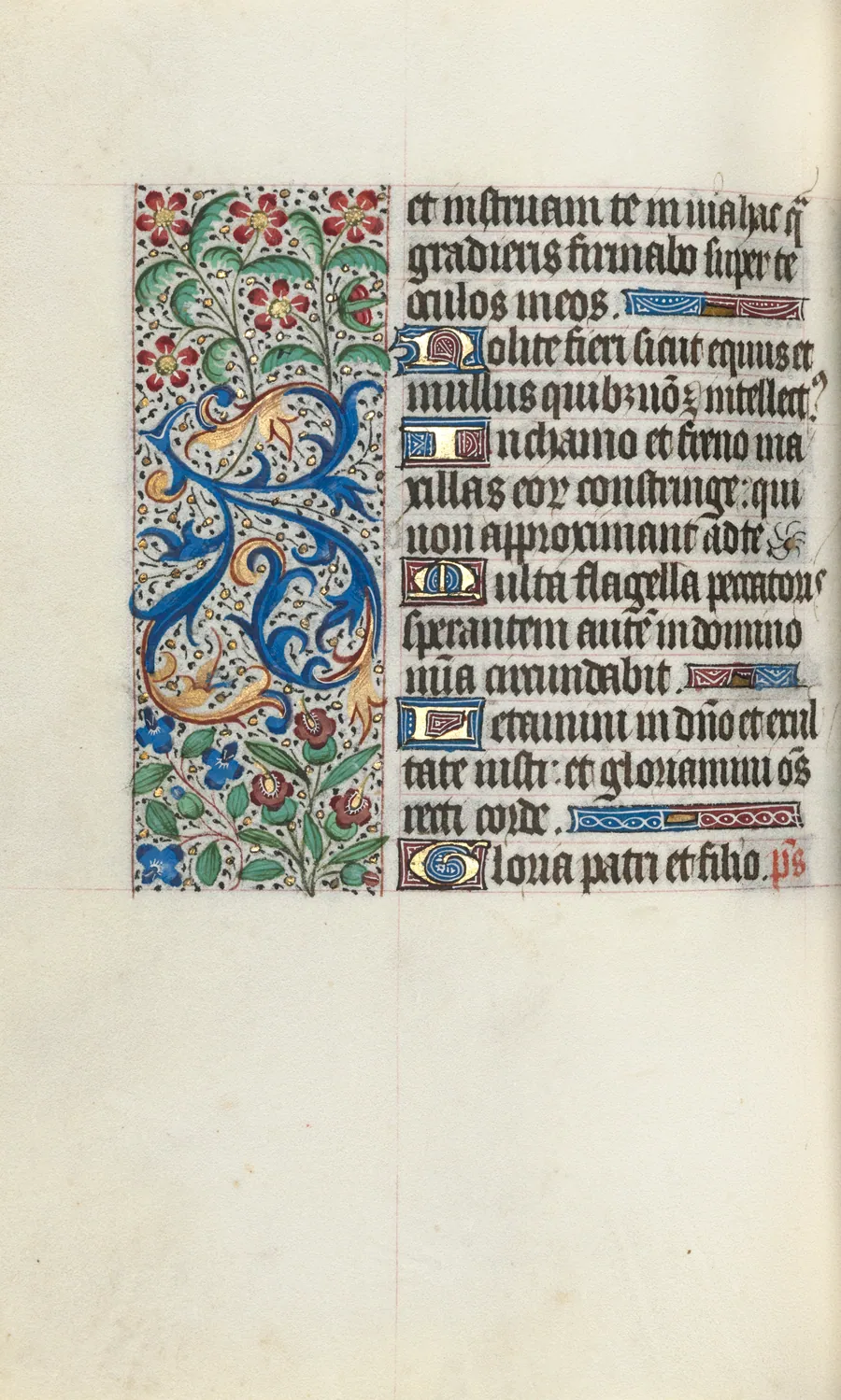 Book of Hours (Use of Rouen): fol. 82v by Master of the Geneva Latini