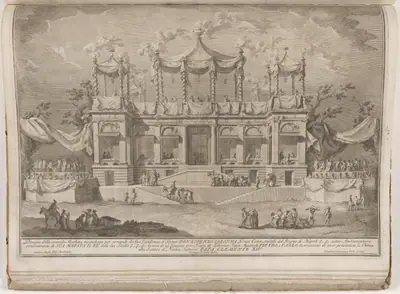 The Seconda Macchina for the Chinea of 1770: The Fish Market Portico