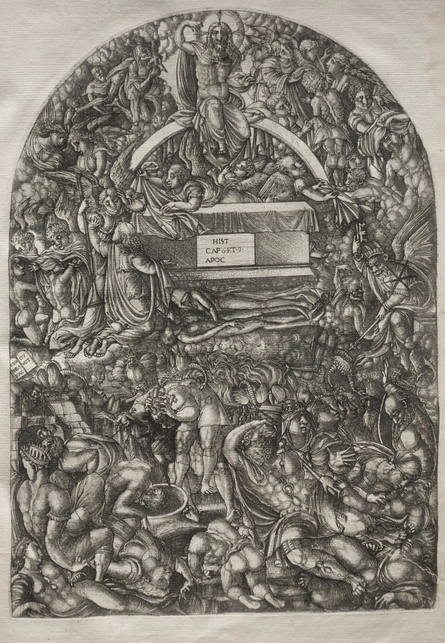 The Apocalypse:  A Star Falls and Makes Hell to Open by Jean Duvet
