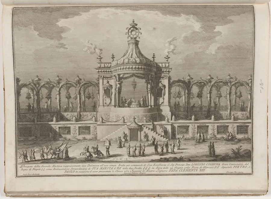 The Seconda Macchina for the Chinea of 1760: A Chinoiserie Pavilion by Giuseppe Vasi