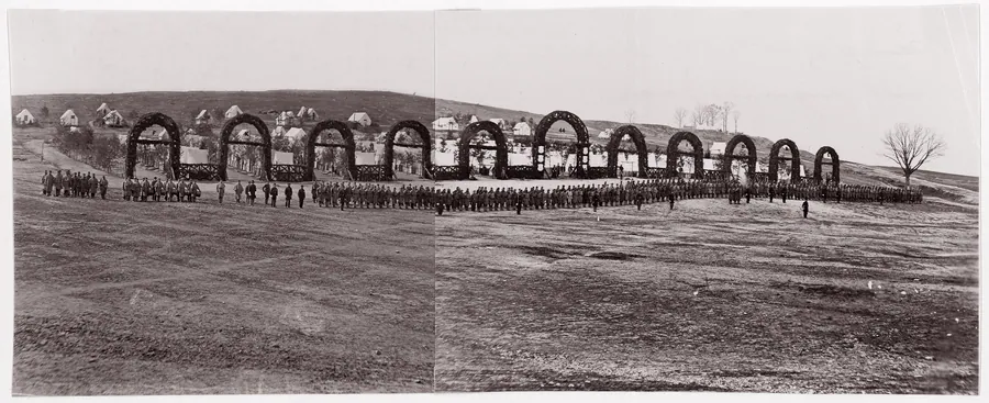 Camp of 44th New York Infantry by Mathew B. Brady