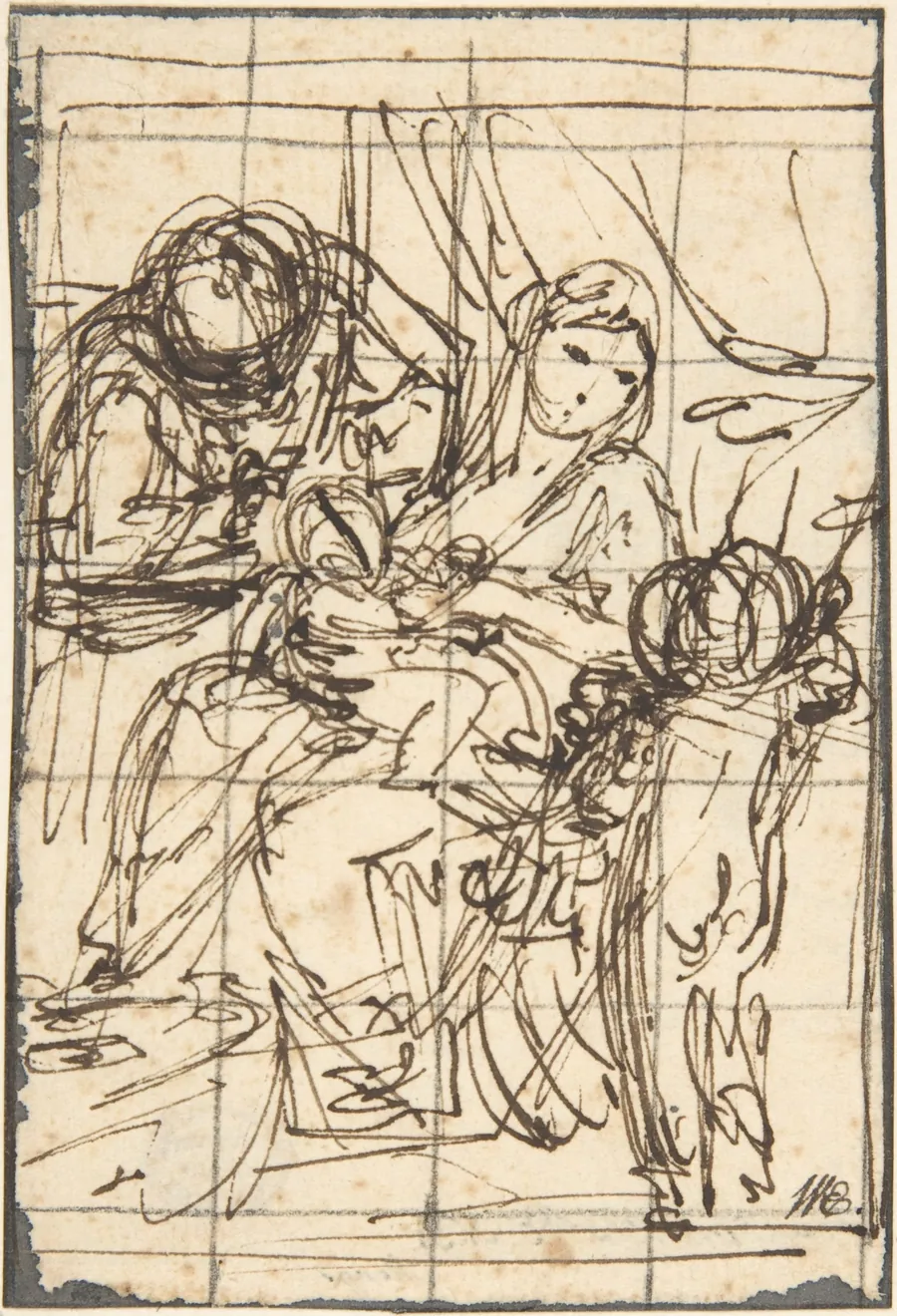Holy Family with St. John the Baptist by Anton Raphael Mengs