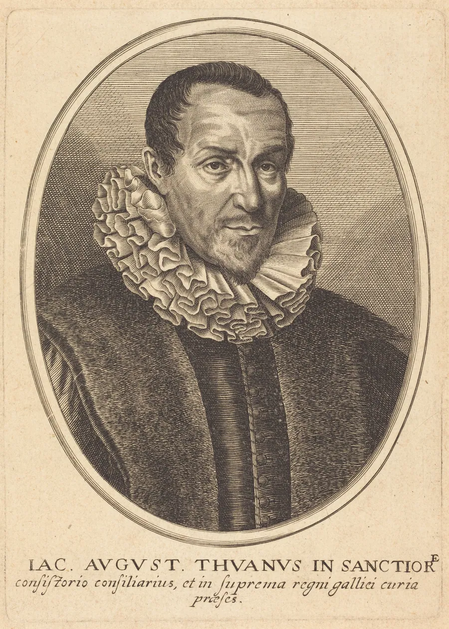 Jacques-Auguste de Thou by Balthasar Moncornet