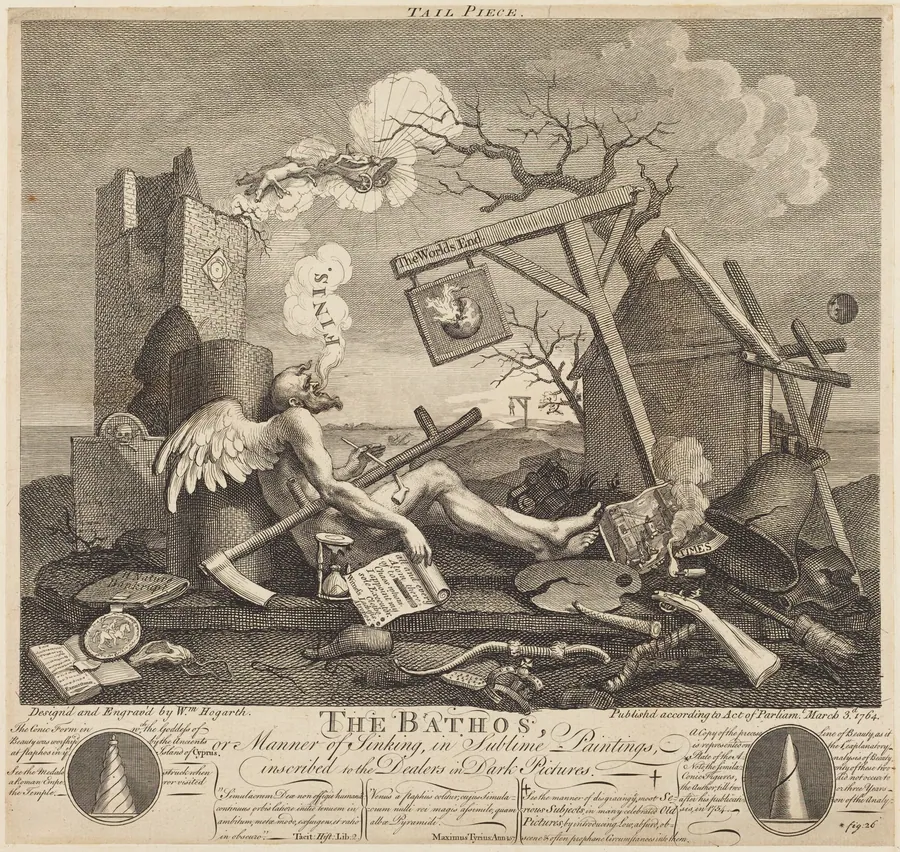 Tailpiece, or The Bathos by William Hogarth