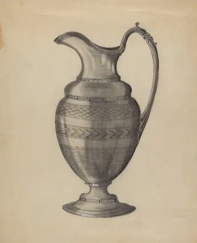 Pewter Pitcher