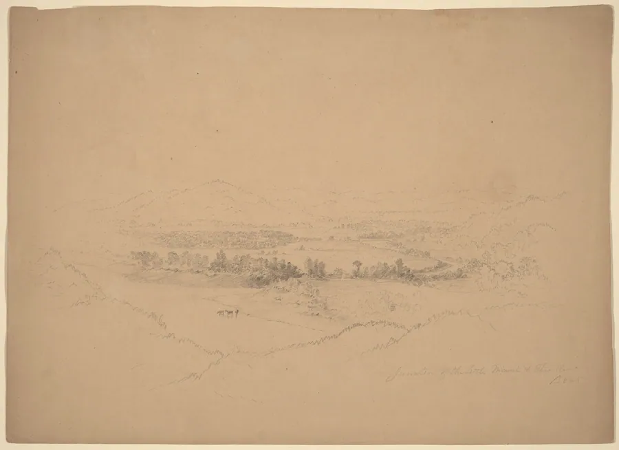 Miami and Ohio Rivers by Alexander Helwig Wyant