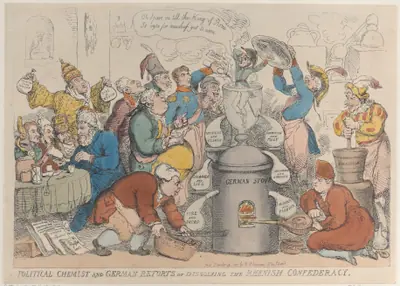 Political Chemist and German Retorts or Dissolving the Rhenish Confederacy