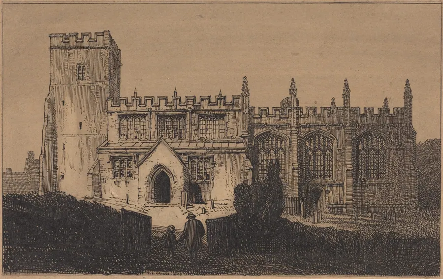 North Marston Church by F. L. Griggs