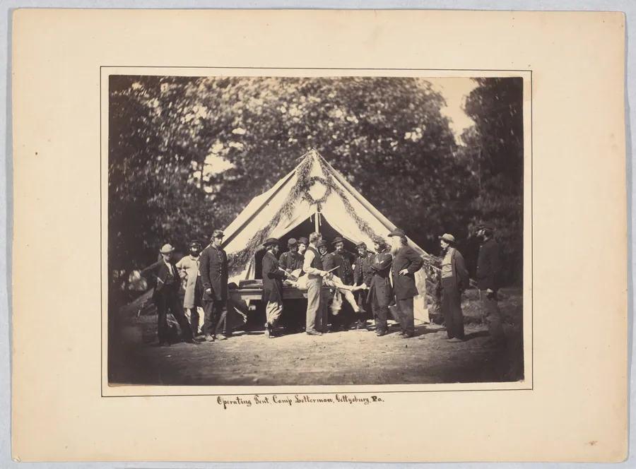 Operating Tent, Camp Letterman, Gettysburg, Pennsylvania by Weaver Brothers