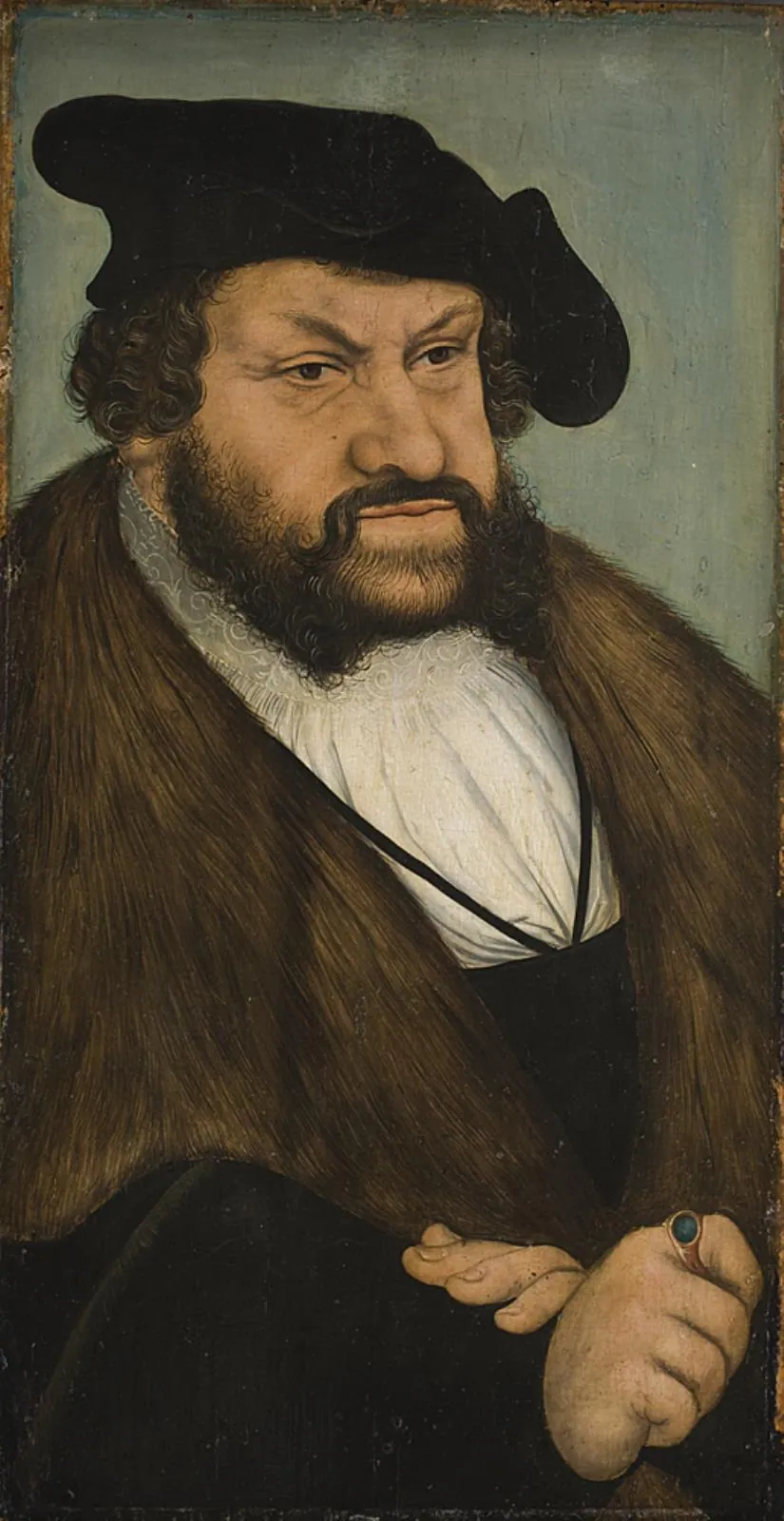 Portræt af kurfyrst Johan den Bestandige af Sachsen (1468-1532) by Lucas Cranach (I)