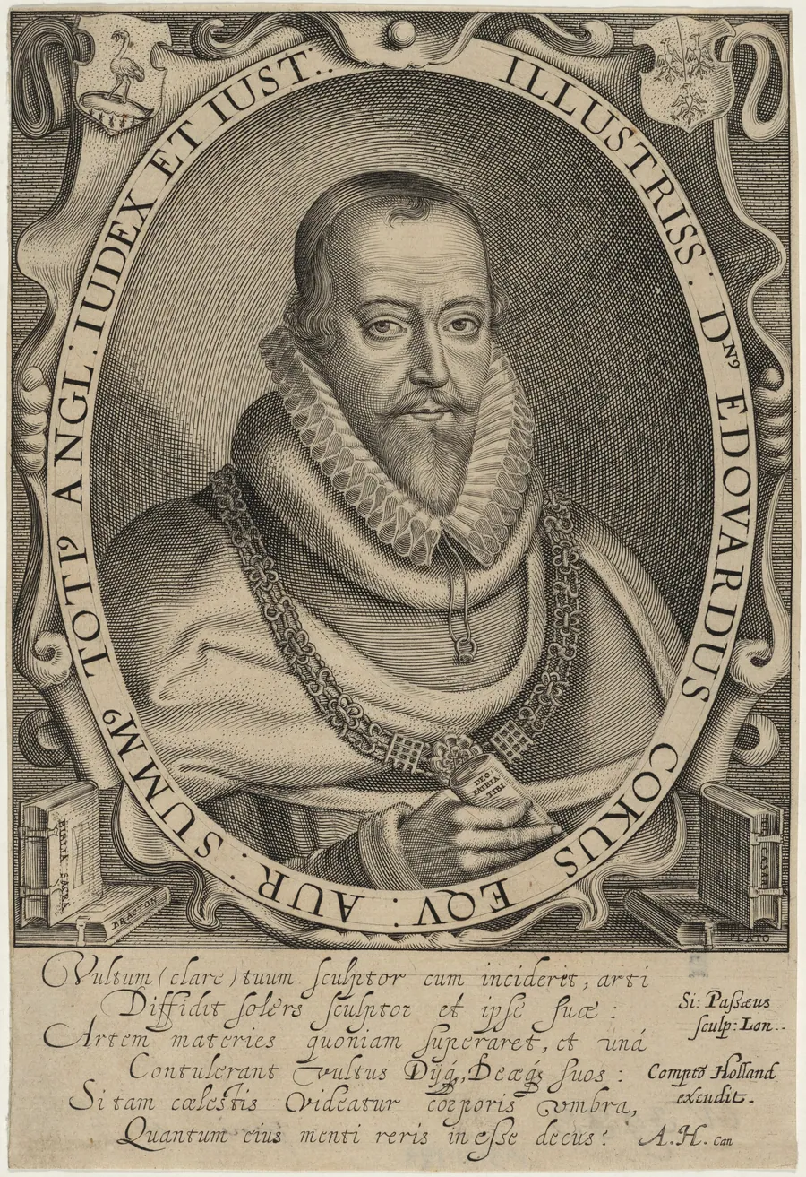 Sir Edward Coke by Simon van de Passe