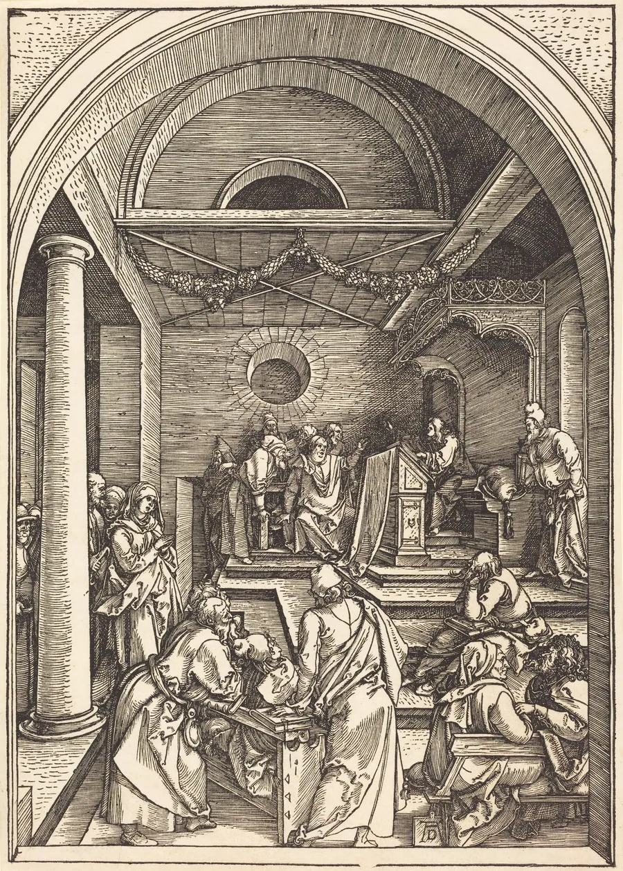 Christ among the Doctors by Albrecht Dürer
