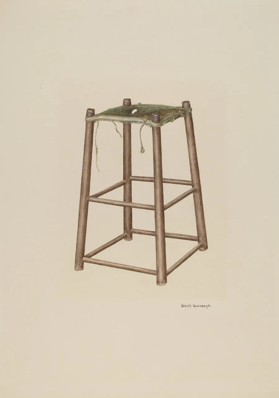 Office High Stool by Ursula Lauderdale