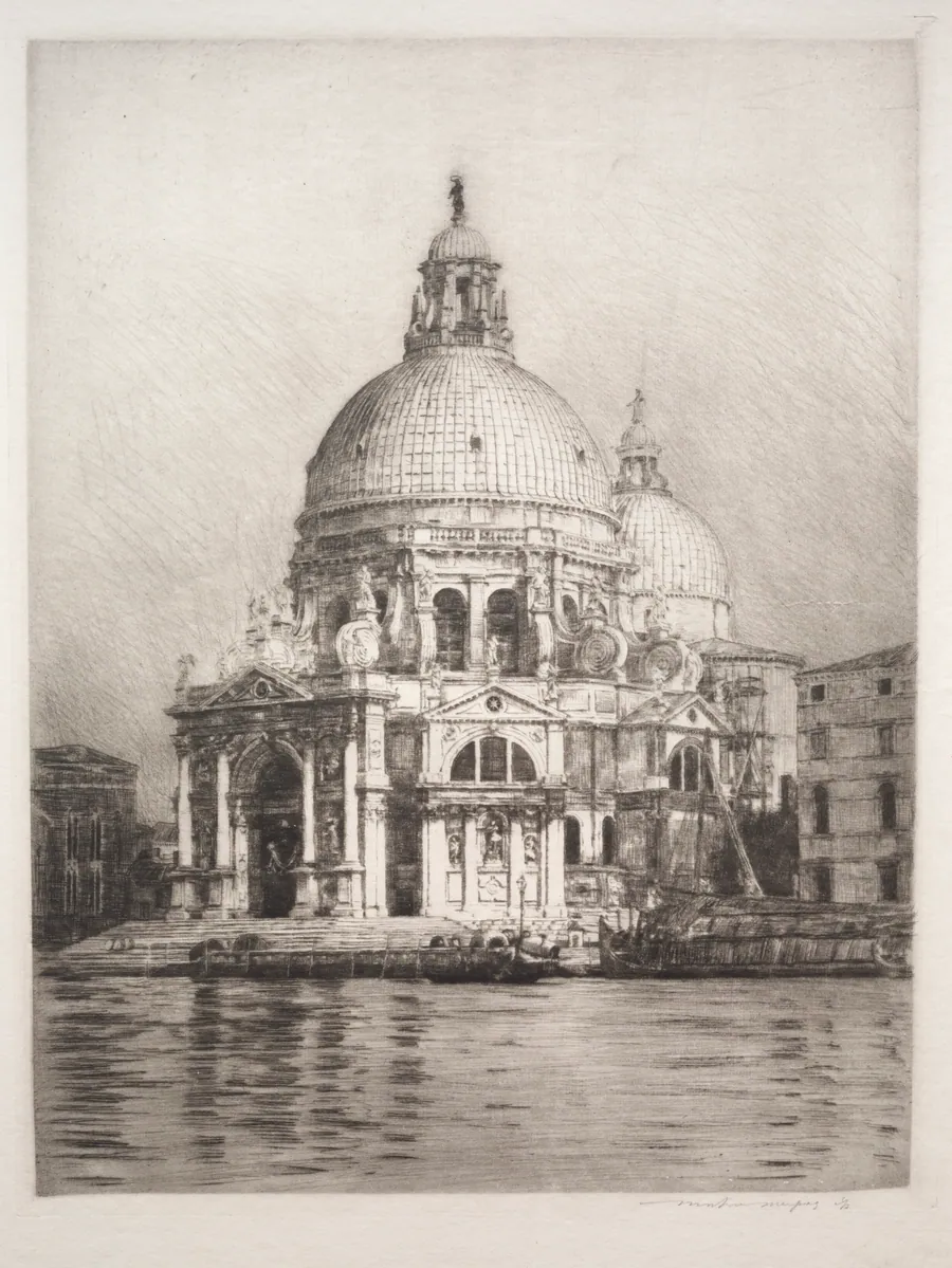 Santa Maria Della Salute #1 by Mortimer Menpes