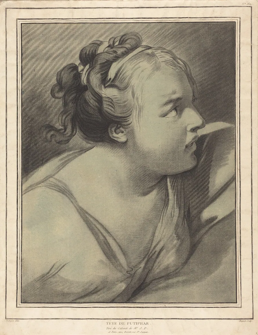 Tête de Putiphar (Potiphar's Wife) by Louis-Marin Bonnet
