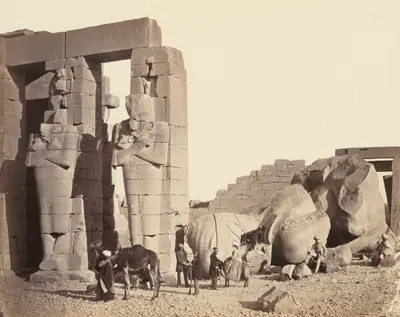 The Ramasseum of El-Kurneh, Thebes, First View