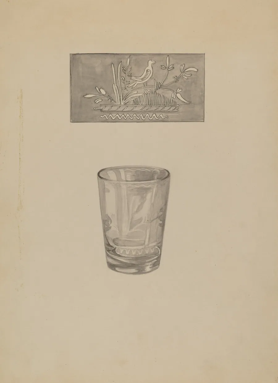 Whiskey Glass by Gertrude Lemberg