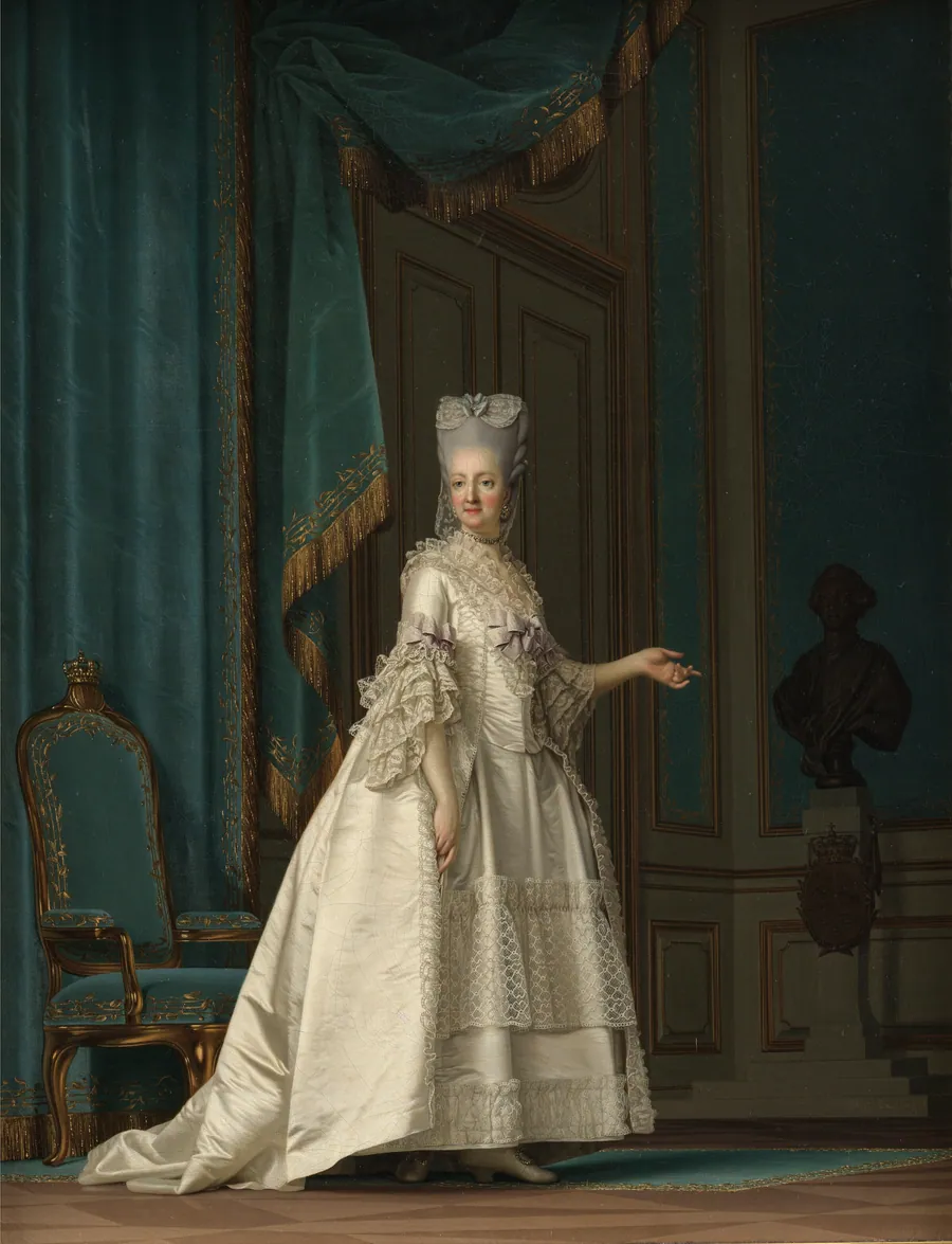 Enkedronning Juliane Marie by Vigilius Eriksen