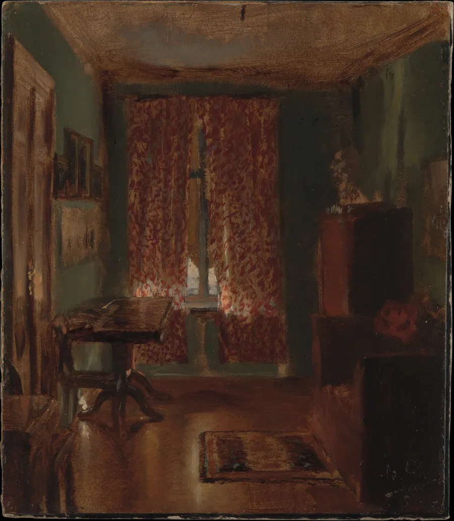 The Artist's Sitting Room in Ritterstrasse by Adolph Menzel