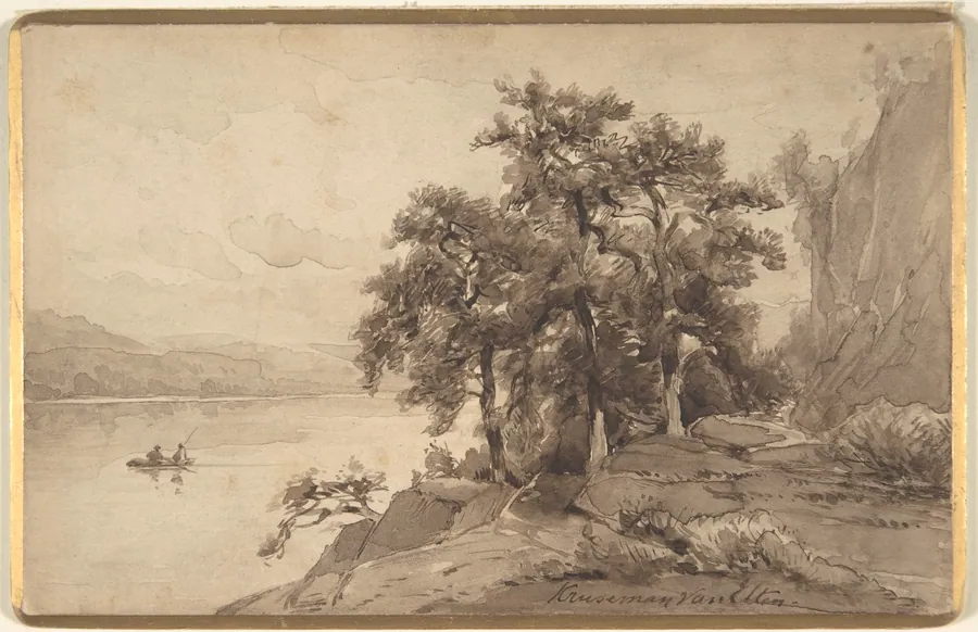 Landscape by Hendrik-Dirk Kruseman Van Elten