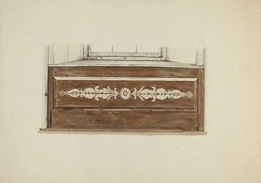 Decorative Panel Under Window by Albert Pratt